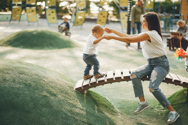 Joyful Moments in the Playground